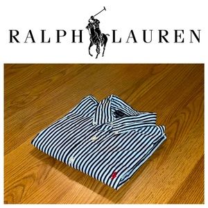 (Choose 3 for $90) Ralph Lauren Dress Shirt (black/white)